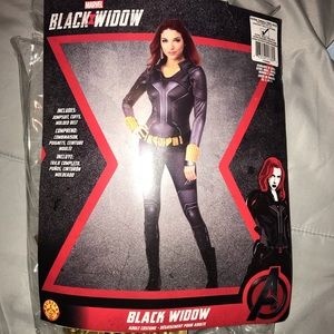 Black widow jumpsuit costume